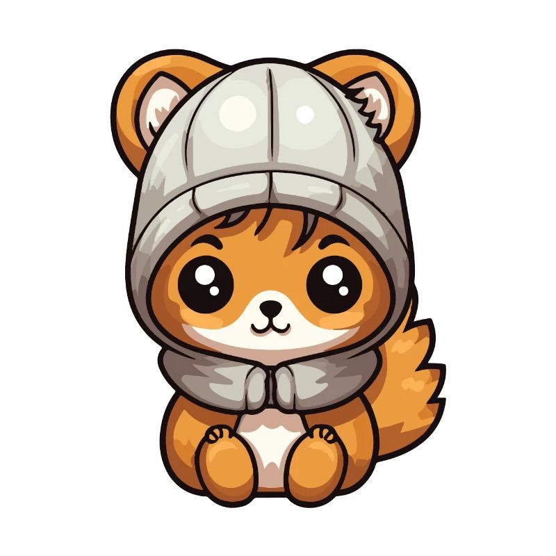 Squirrel Winter Animal Cute Comic