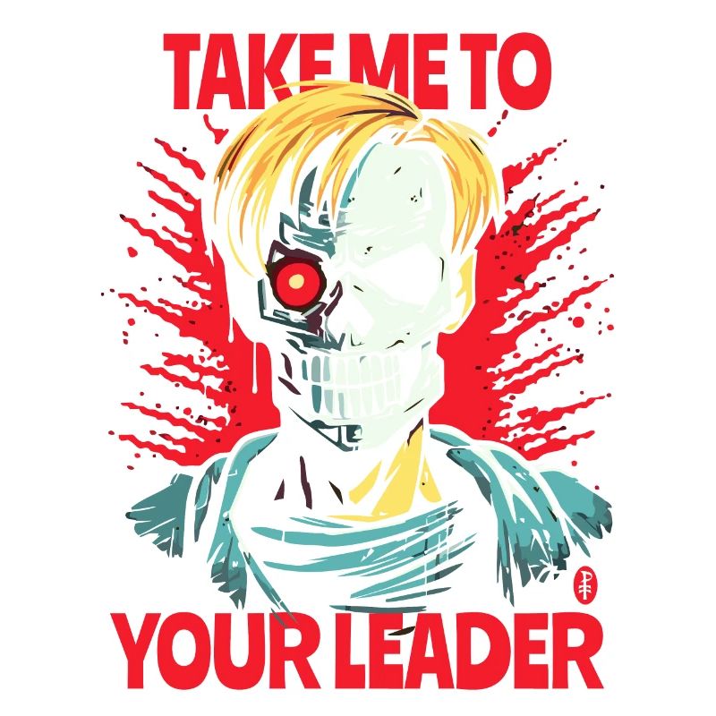 Comic Alien Cyborg: Bring mich zu eurem Anführer