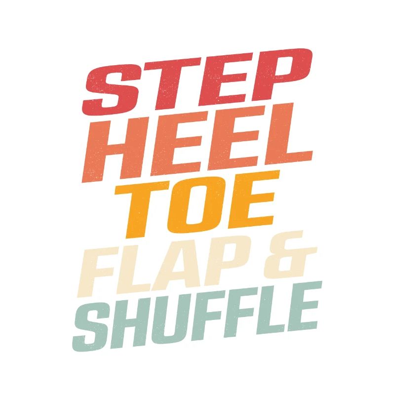 Step, Talon, Orteil, Rabat et Shuffle Tap Dancer Tap Dan