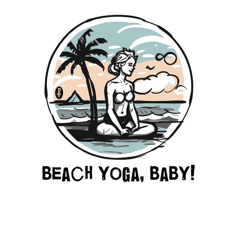 C’est le yoga de plage, bébé