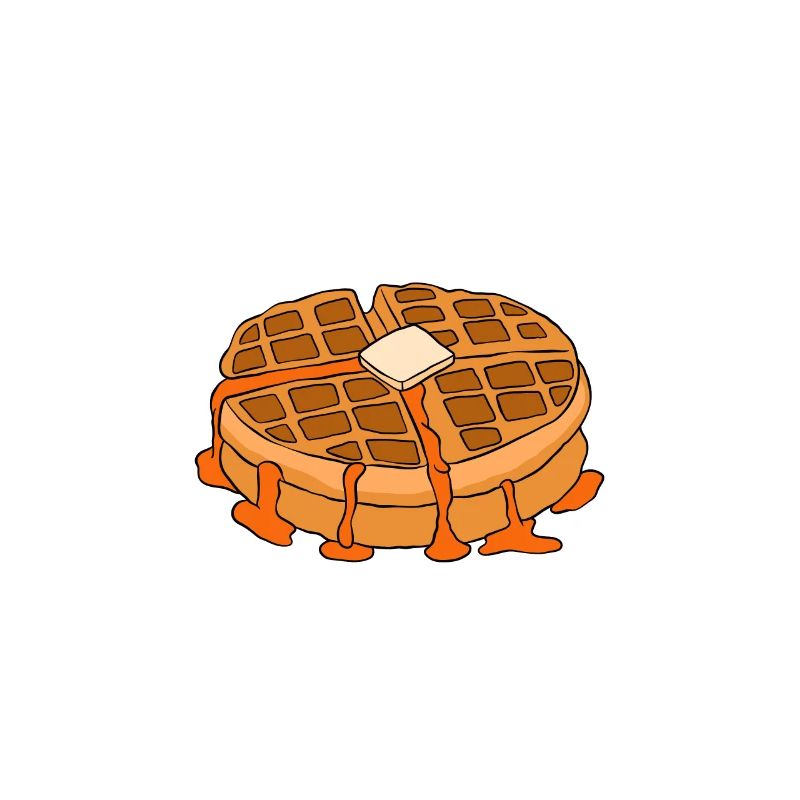 Waffle making waffle maker