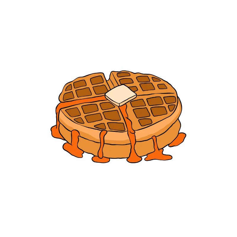 Waffle making waffle maker