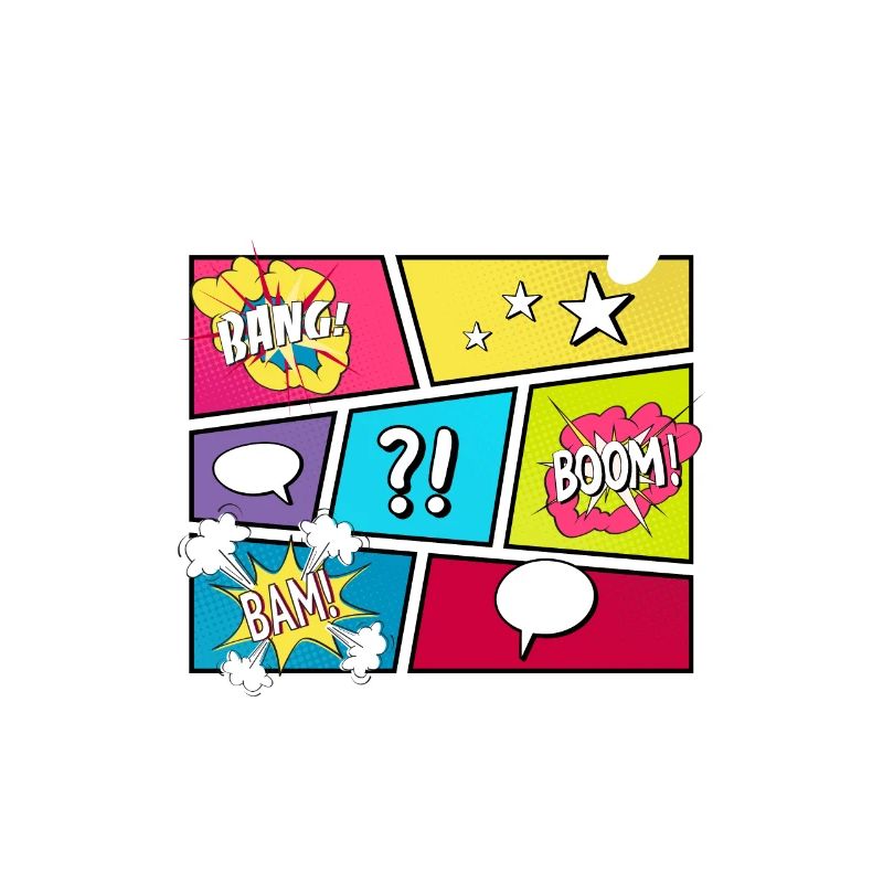 Comic Buch Superhelden Liebe