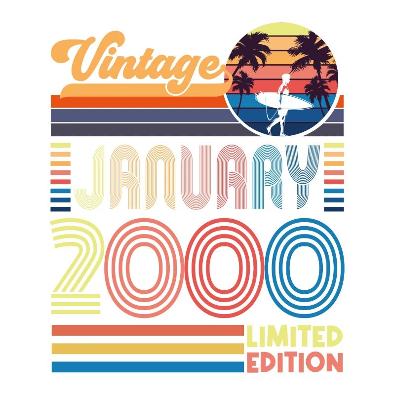 Jubiläum Januar 2000. Geschenk Januar 2000.