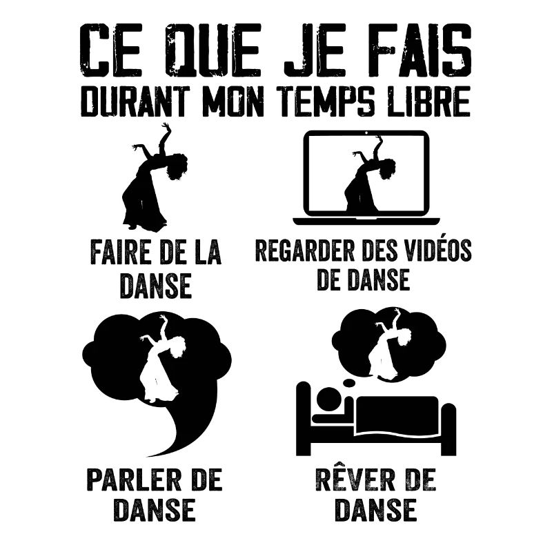 Ce que je fais durant mon temps libre danse