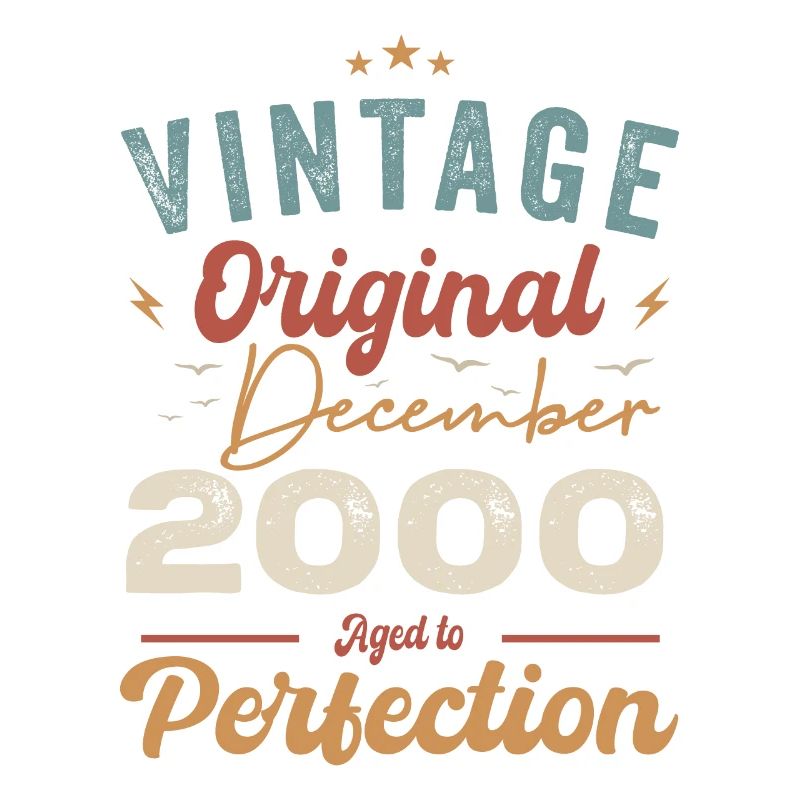Vintage Geburtstag - Dezember 2000 - Geschenkidee