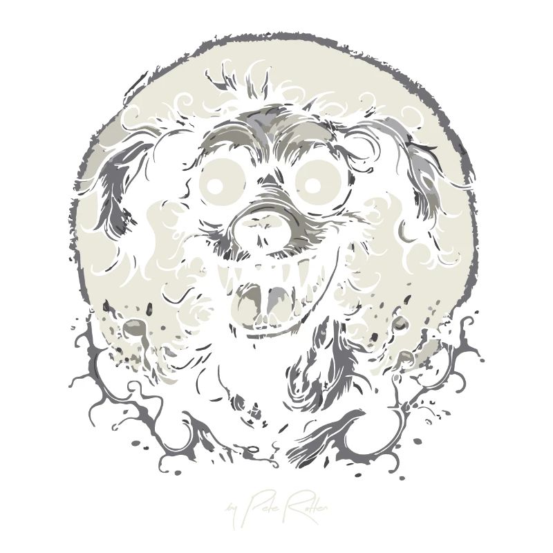 Horror dog from hell