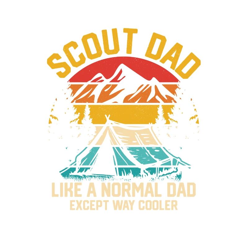 Epic Scout Dad: Cooler than Average Tee