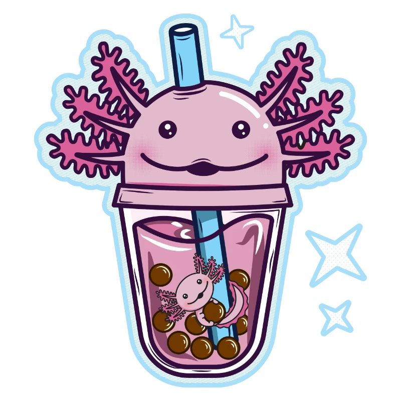 Axolotl Bubble tea
