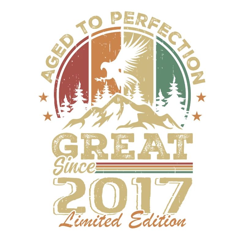 Vintage Geburtstag 2017 - Retro Geschenkidee 2017