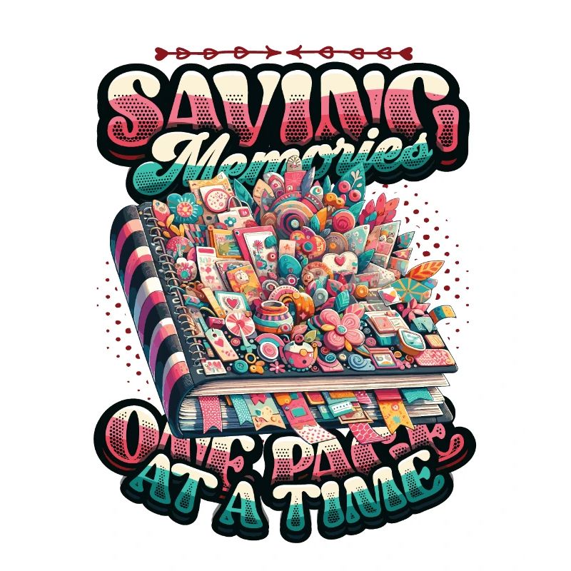 Mädchen Scrapbooking Enthusiast Scrapbook