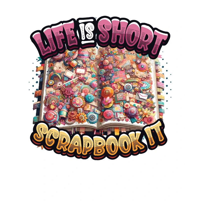 Mädchen Scrapbooking Enthusiast Scrapbook