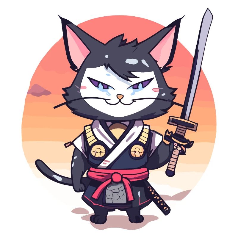 Samurai Cat #37