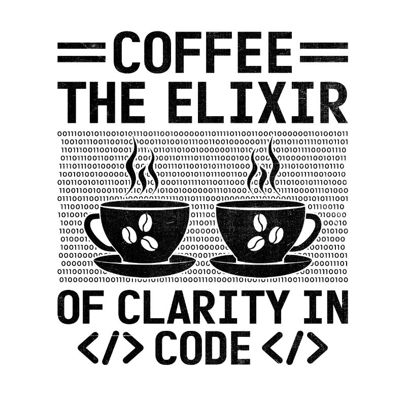 Café Codage Programmeur Codeur Développeur Nerd Coff