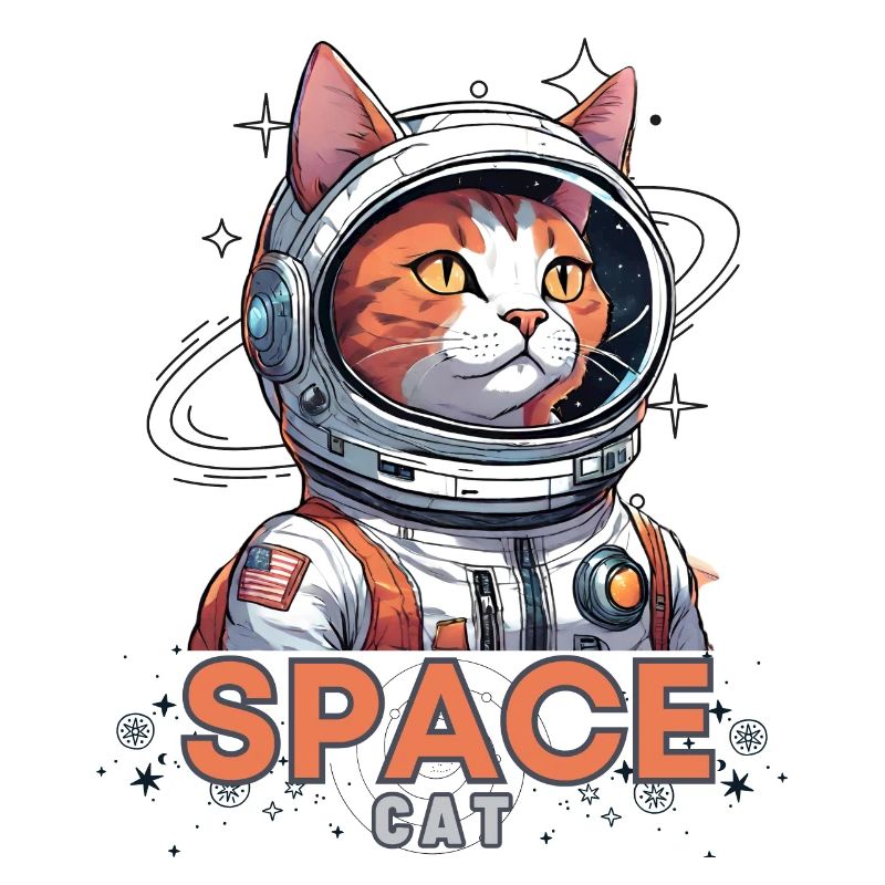 Astronaute Chat de l’Espace