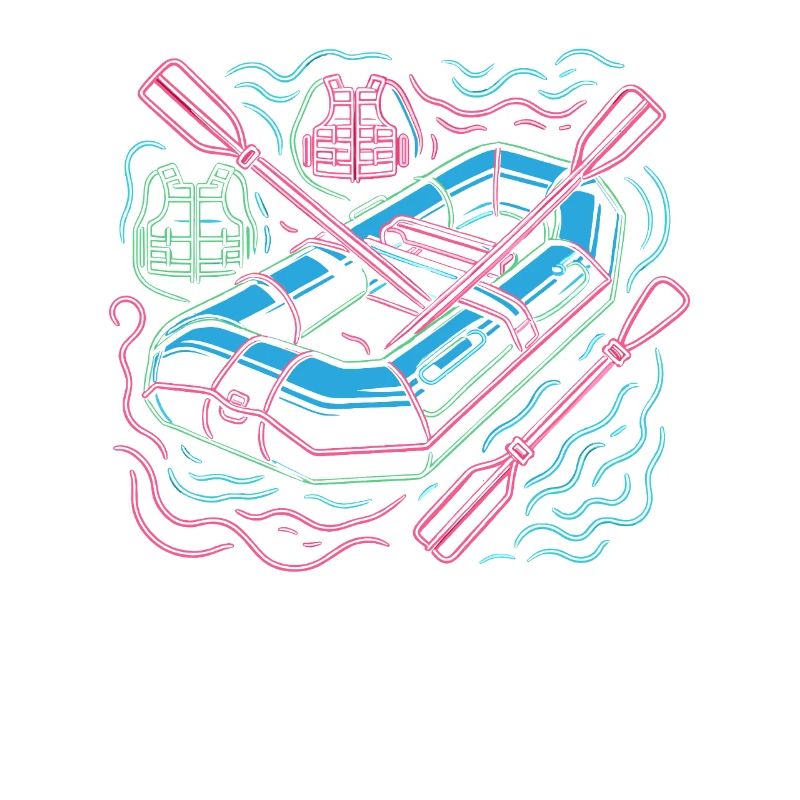 Rafting en eau vive sur la rivière