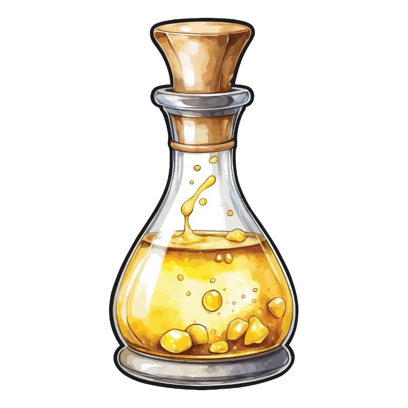 Conception esthétique de la potion de jeu emblématique