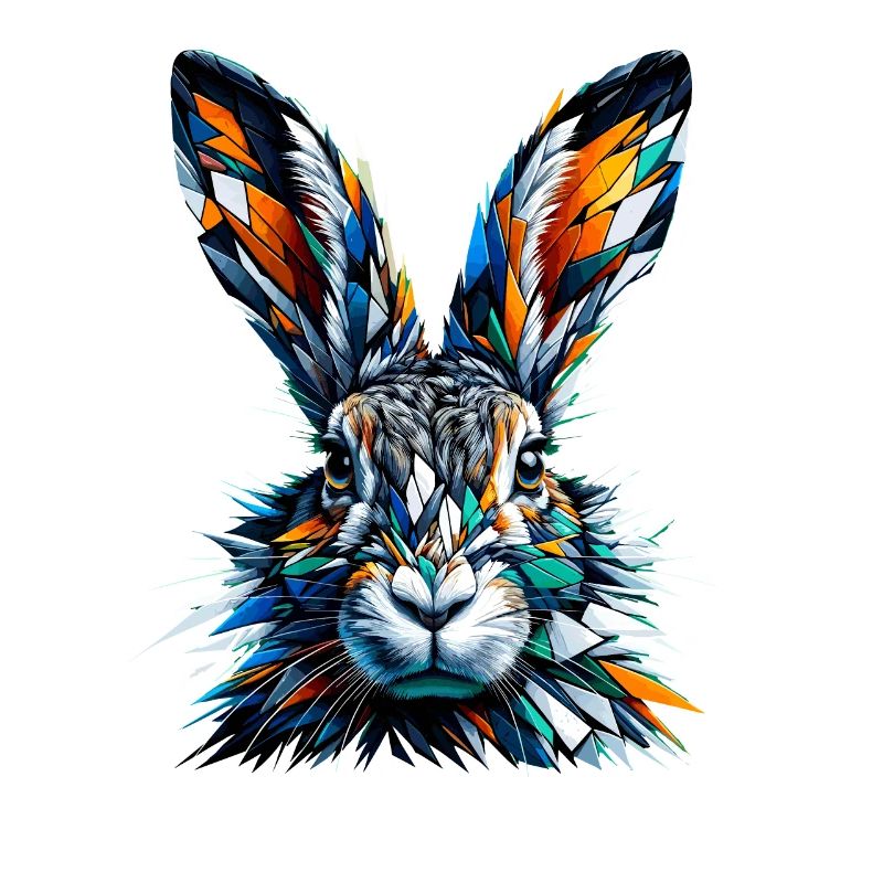 Polygone Art Jackrabbit Jackrabbits