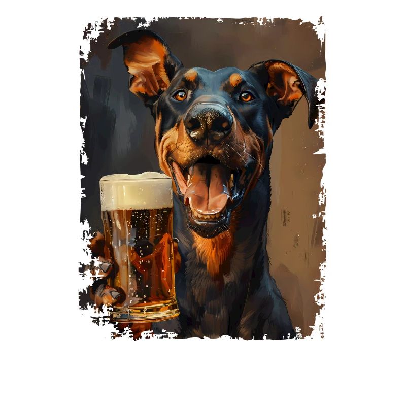 Lecker Bierchen Dobermann