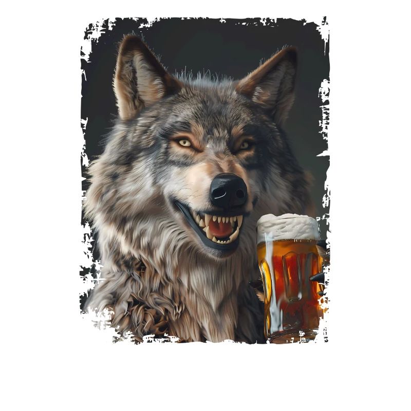 Lecker Bierchen Wolf
