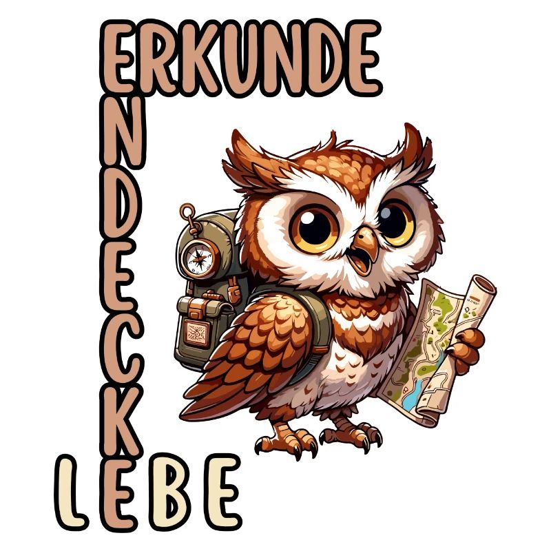 Erkunde, Entdecke, Lebe Eule