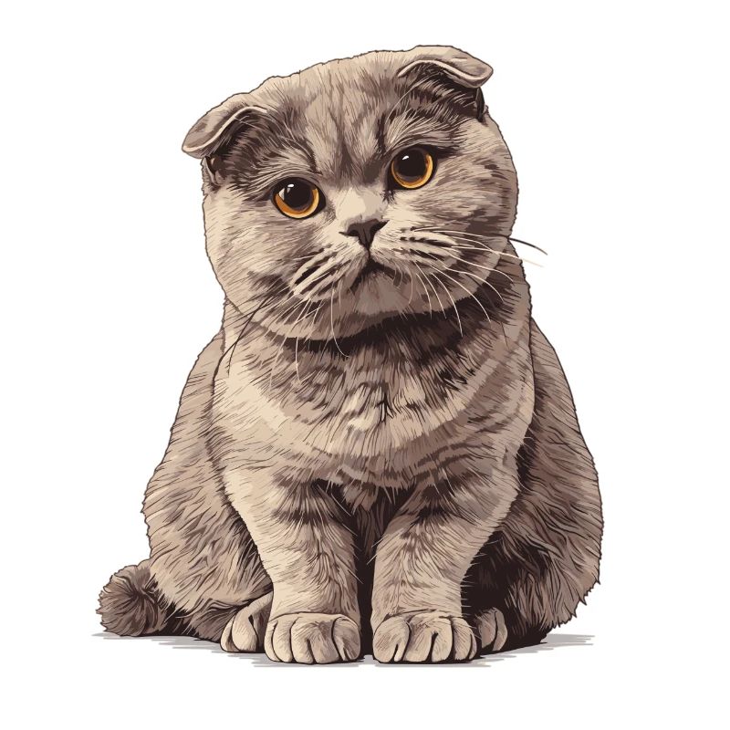 Scottish Fold Kätzchen Scottish Fold Katze