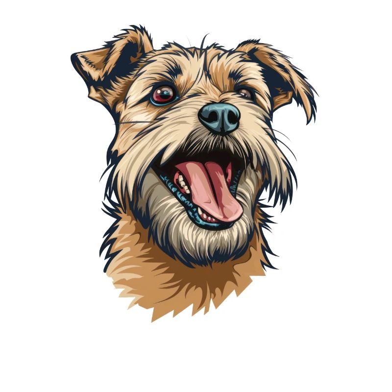 Border Terrier | Cartoon Artwork