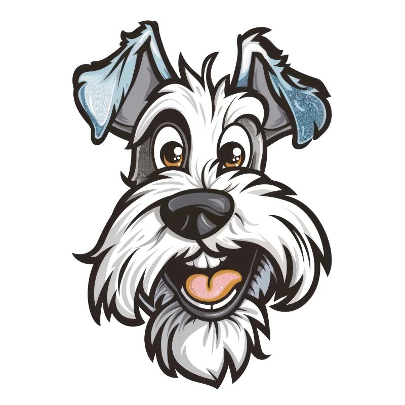 Terrier Sealyham | Illustration de dessin animé
