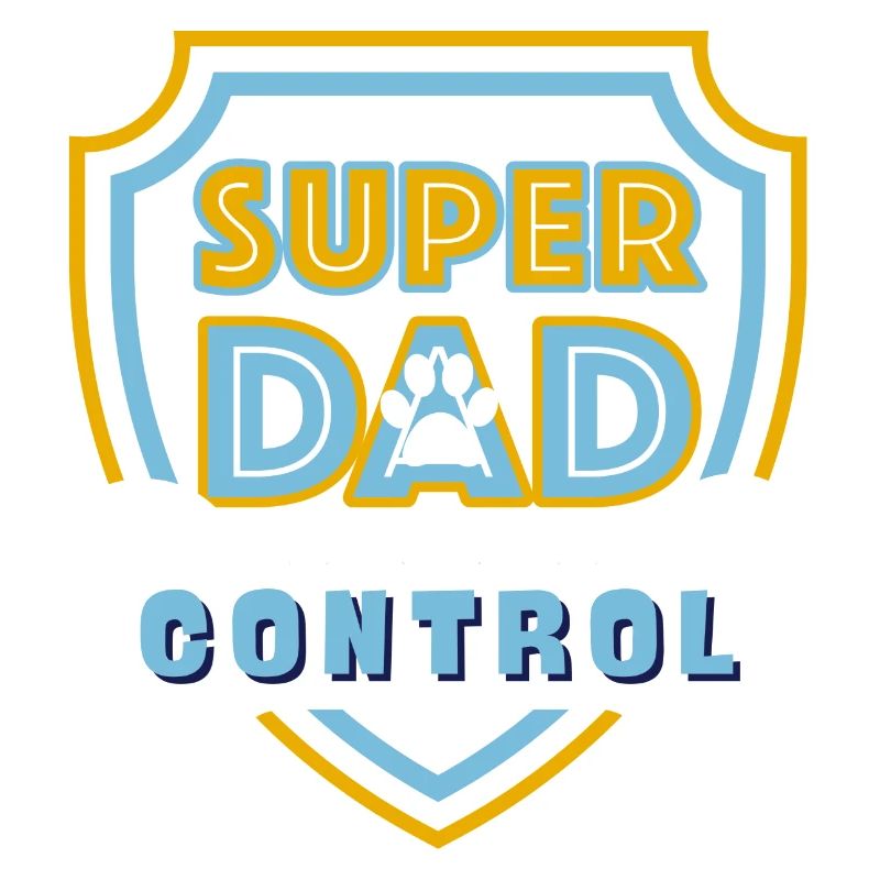 Super Dad Control Bleu Clair