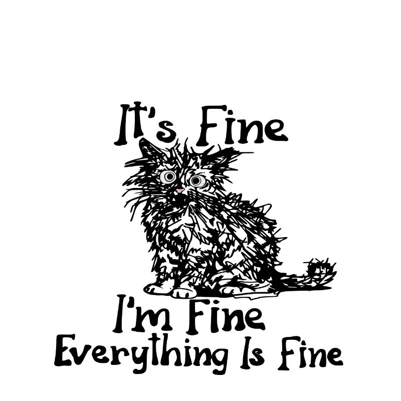 funny cat kitten sarcastic saying gift