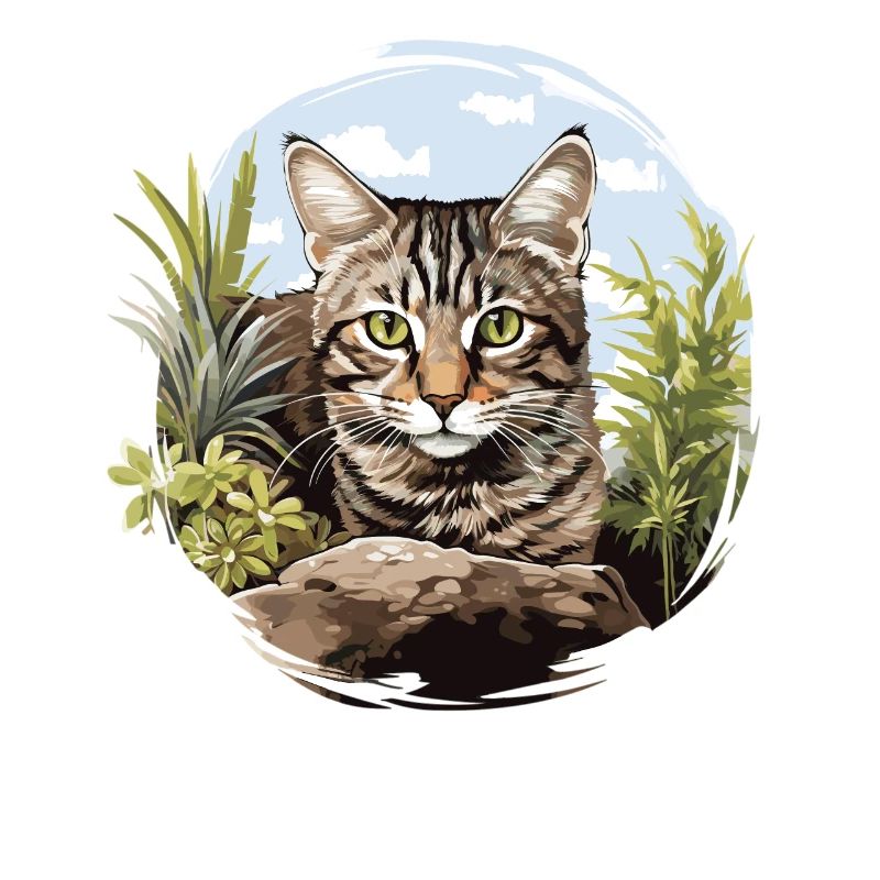 Tabby Kätzchen Tabby Katze