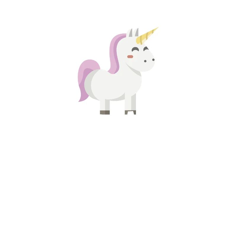 Sei immer du süßes rosa einhorn regenbogen magisch