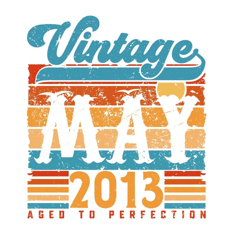 May 2013, May 2013 Vintage Birthday Gift.