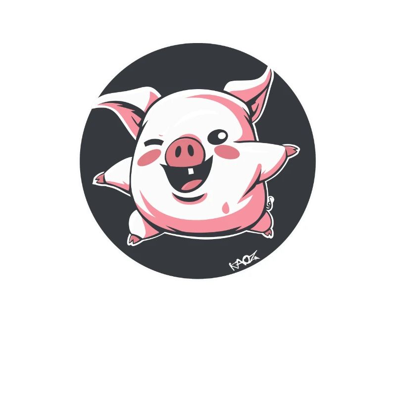 Funny Happy Ham Bacon Pig