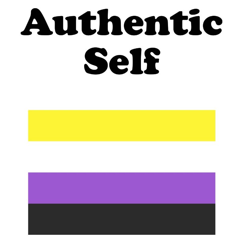Non Binary Flag Authentic Self