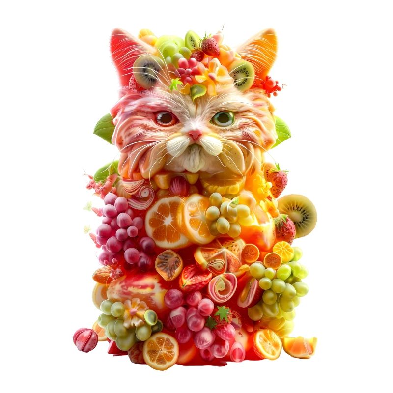 Cat Fruit Salad