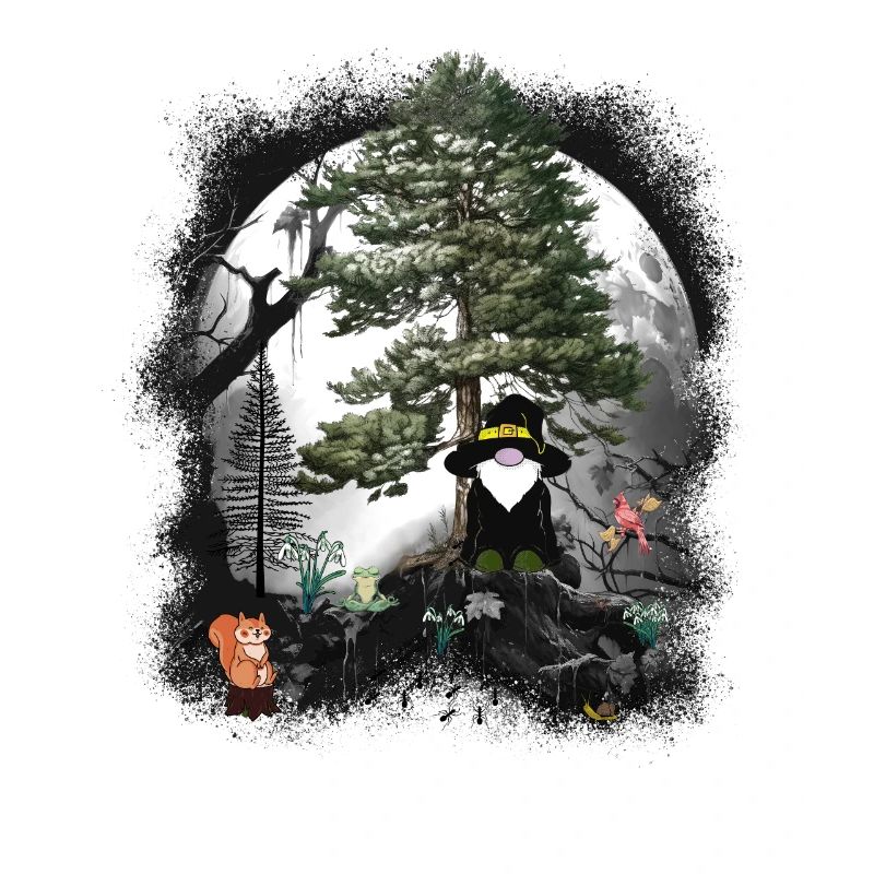 Wald Märchen Märchenfigur Zwerge Wichtel Zauberer