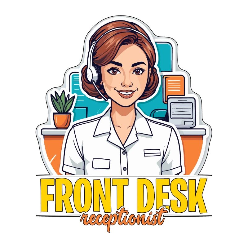 Receptionist Front Desk Receptionist Office Worker