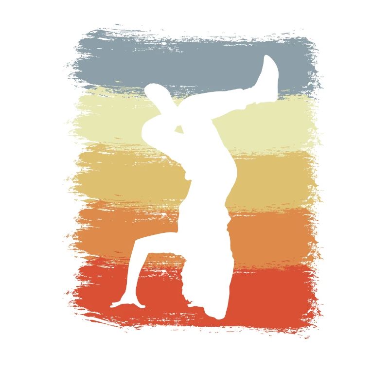 Dessin vintage Breakdancer