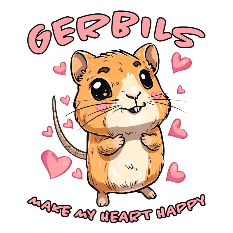 Gerbil Saying Racing Rat Funny Gerbil Gift