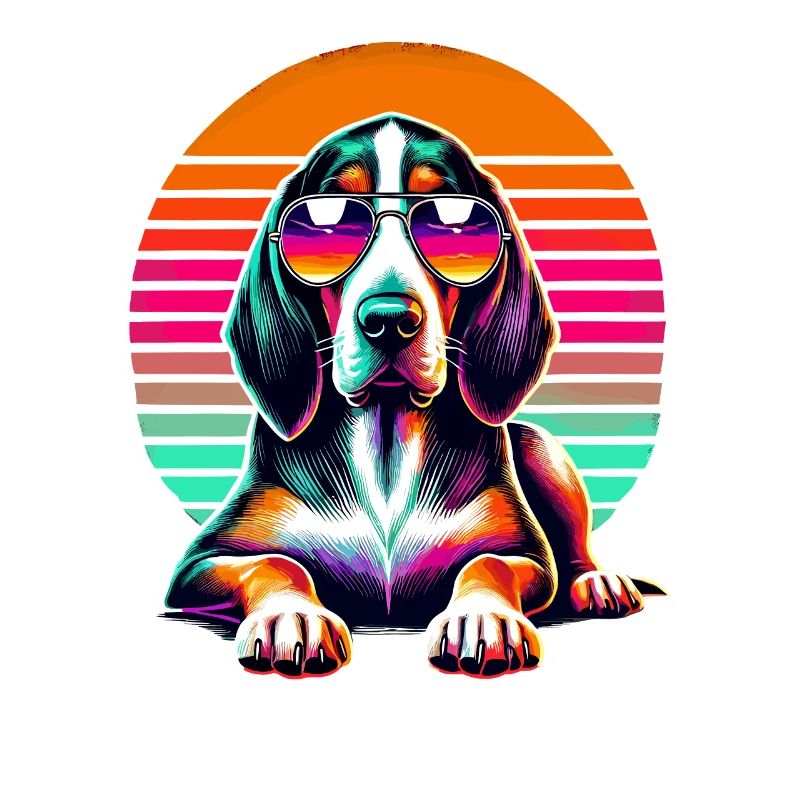Retro Sunset Sonnenbrille Schweizer Windhund