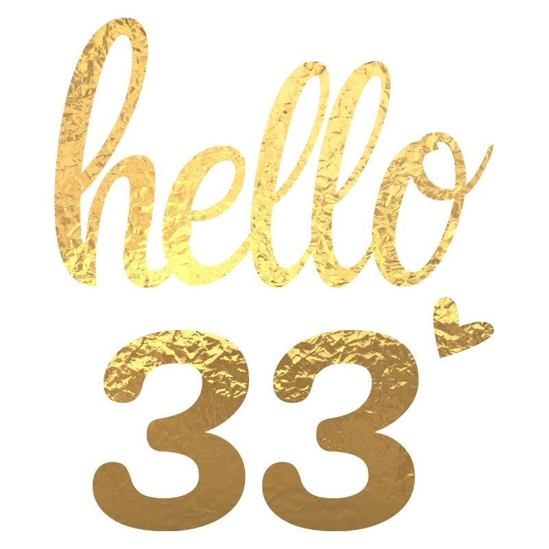 Hello 33 doré