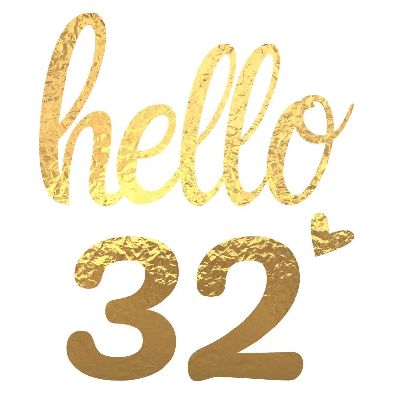 Hello 32 doré