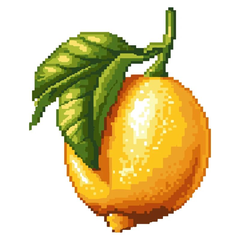 Icône Pixel Citron