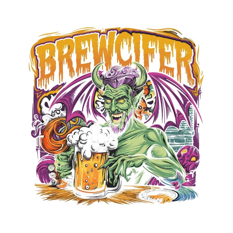 Brewcifer Devil Beer Lover Halloween