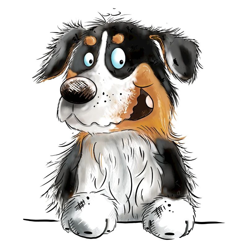 Funny Australian Shepherd Black Tri