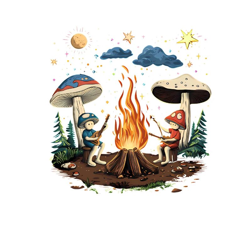 Hippie Magic Mushrooms Psilocybin Psychedelic Trip