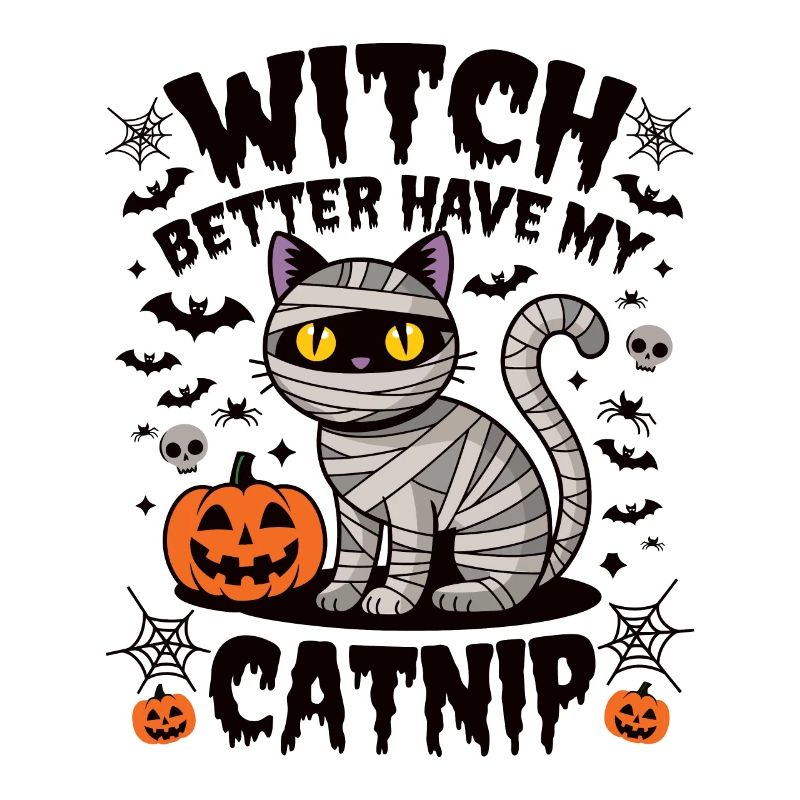 Halloween Cat Forget Candy Give Me A Cat