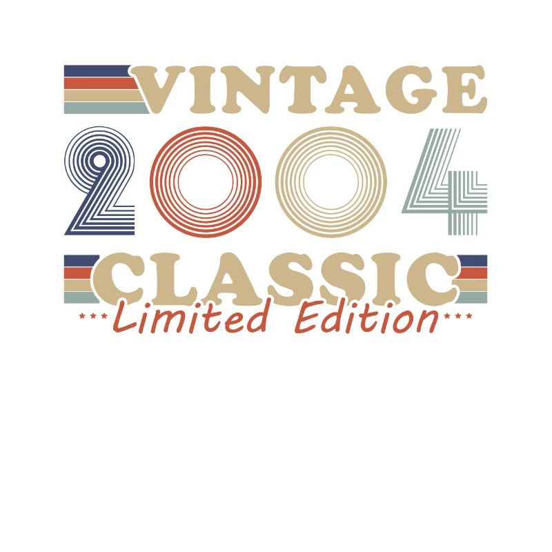 2004 Vintage Retro Geburtstagsgeschenk