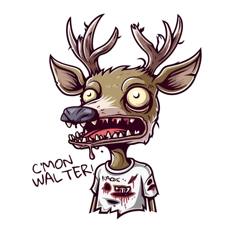 Completely exhausted reindeer asks Walter for more